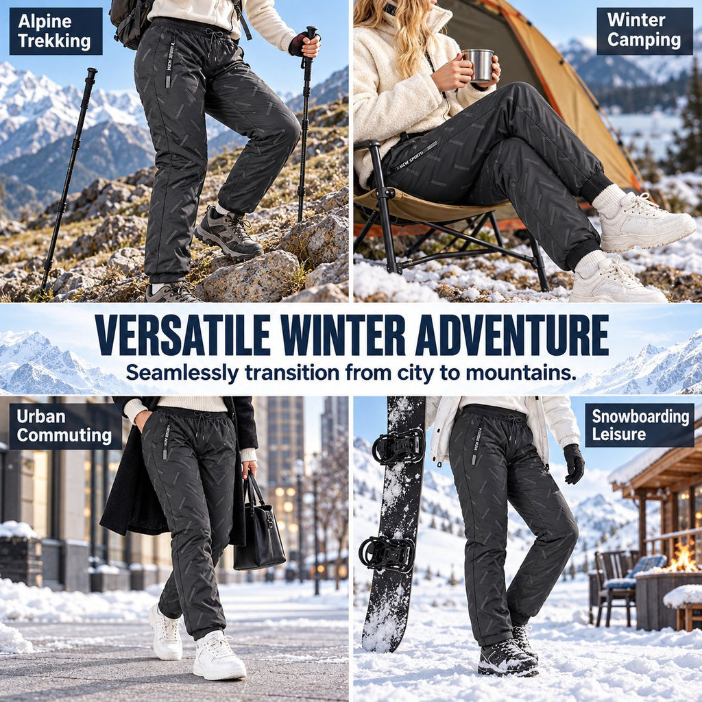 Unisex Outdoor Thermal Fleece-Lined Trousers