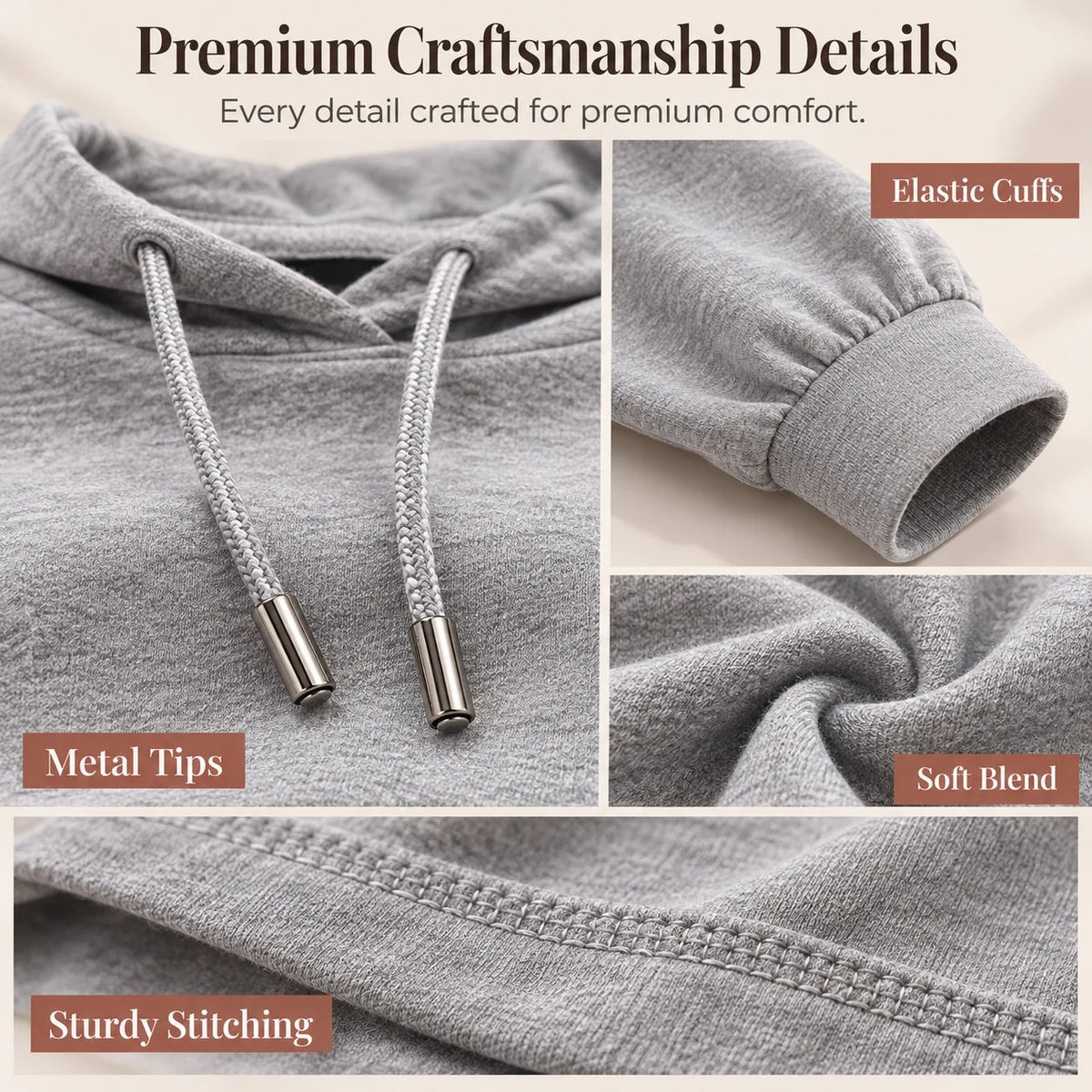 Women's Athleisure Two-Piece Set: Slimming Hooded Sweatshirt & Joggers Loungewear