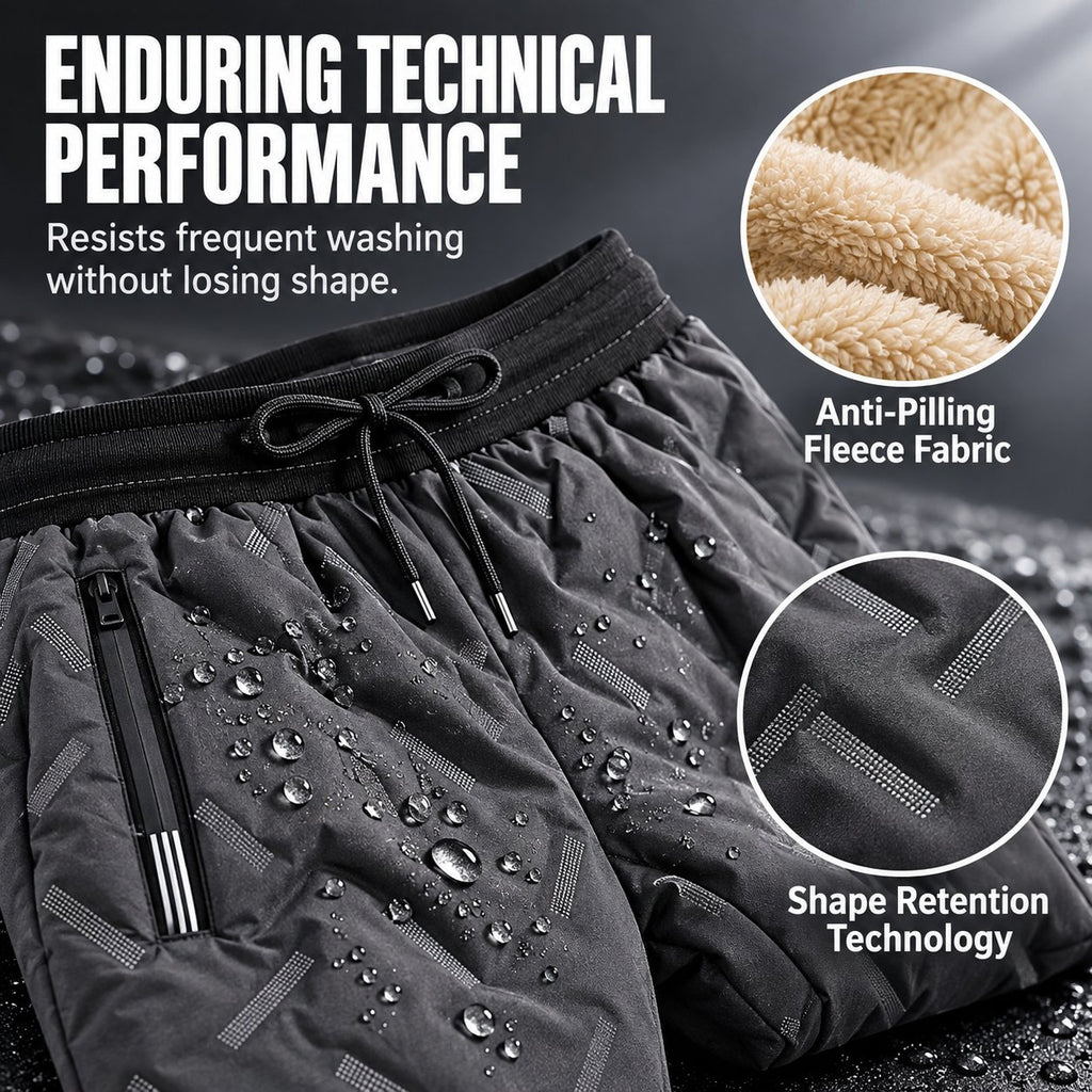 Unisex Outdoor Thermal Fleece-Lined Trousers