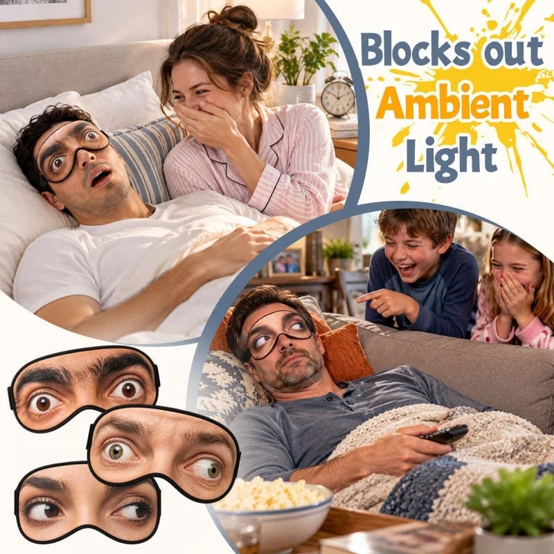 Funny Open-Eye Sleep Mask