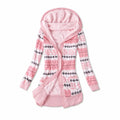 🌸Hot Sale 49% OFF💖Women's Mid-Length Hooded Knit with Cotton Lining